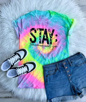 4 Styles - Graphic Tees - Sunkissed & Stay; Suicide Awareness
