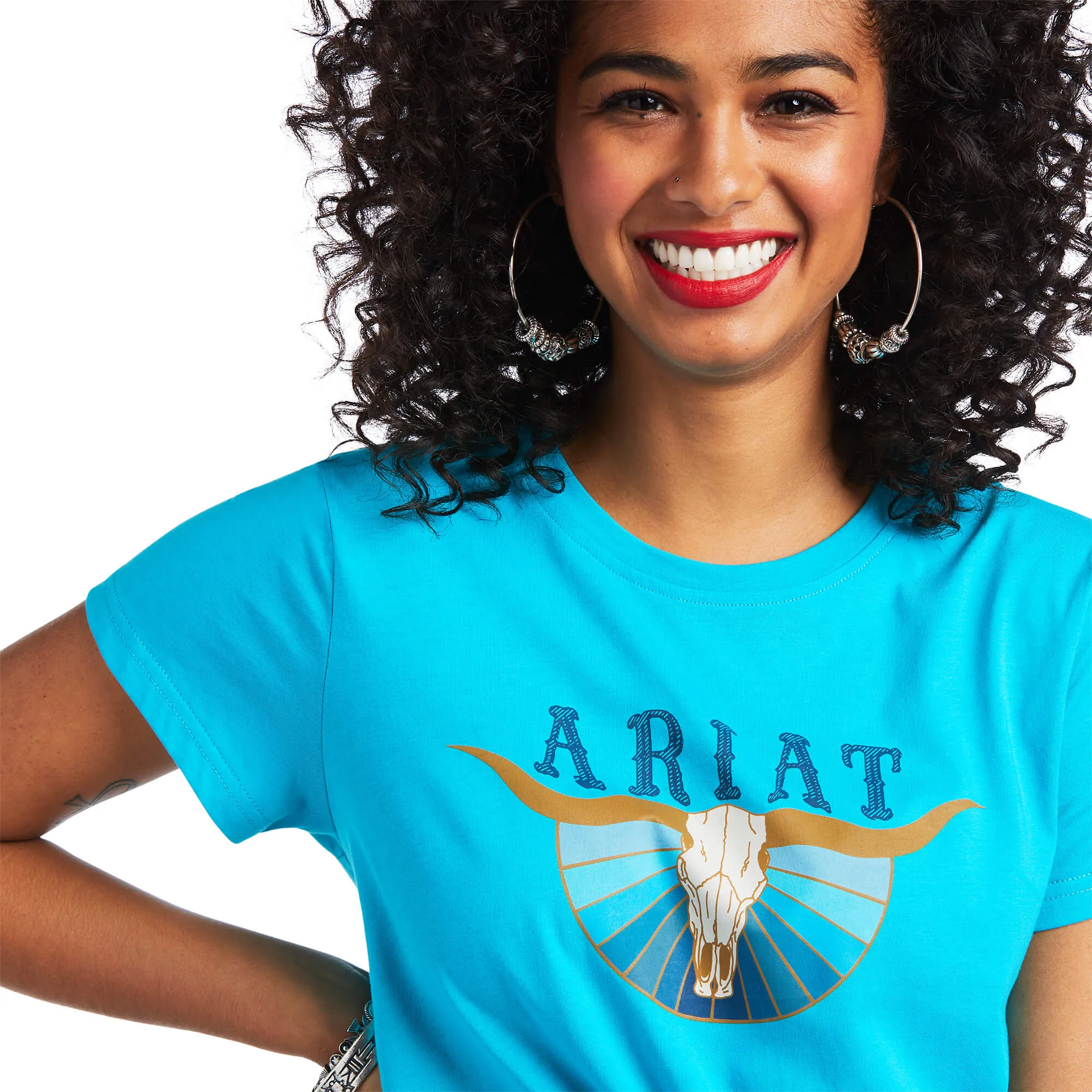 Ariat Women's REAL Pacific Steerhead Tee