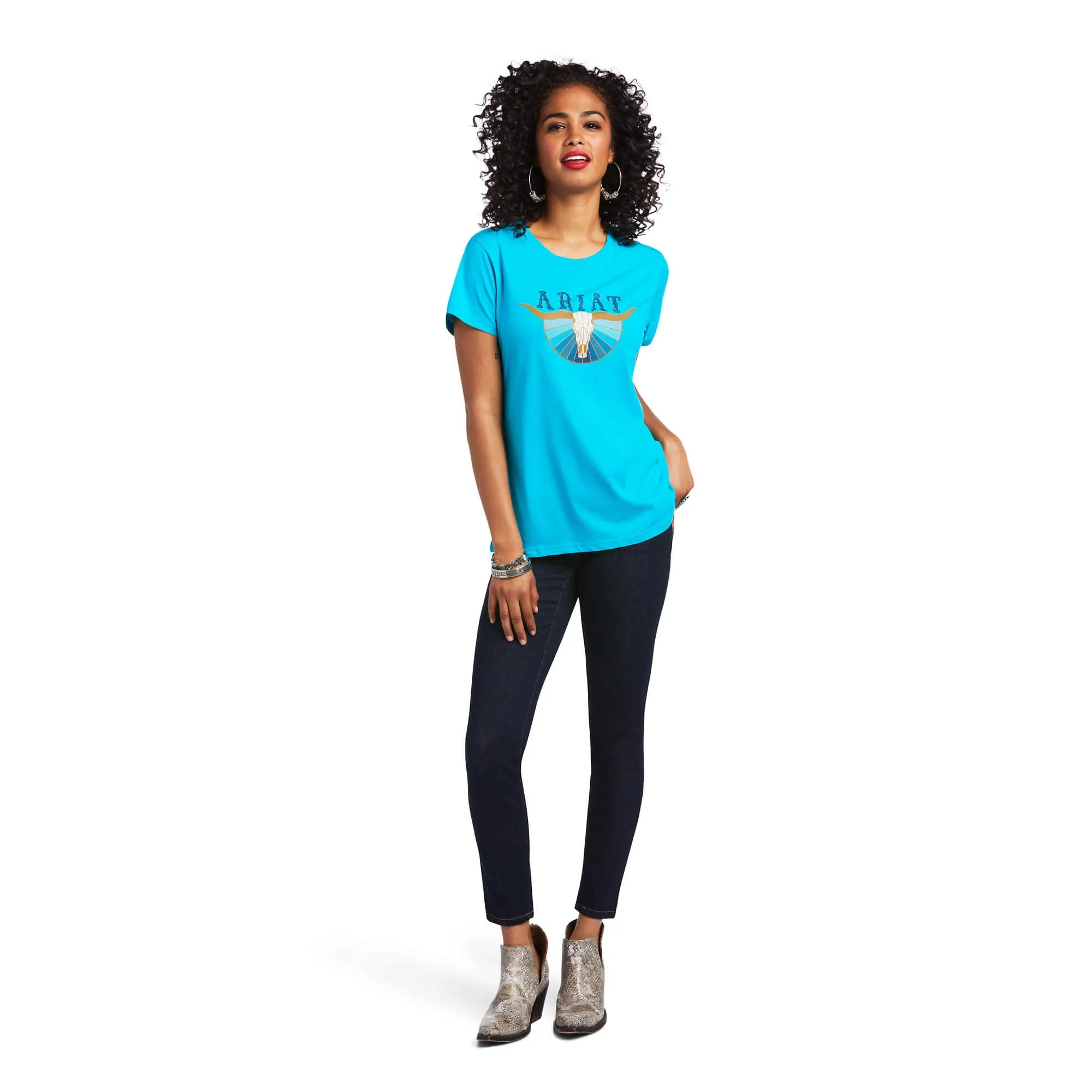 Ariat Women's REAL Pacific Steerhead Tee