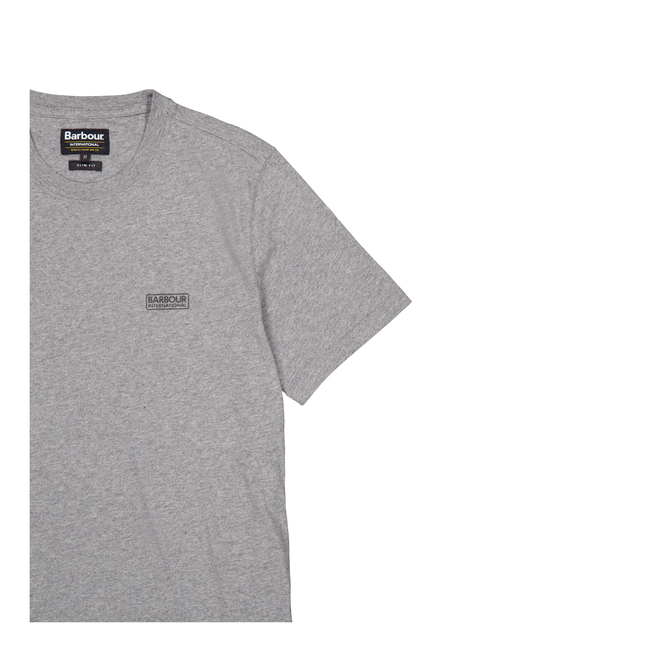 Barbour B.intl Small Logo Tee Gy74 Anthracite Marl