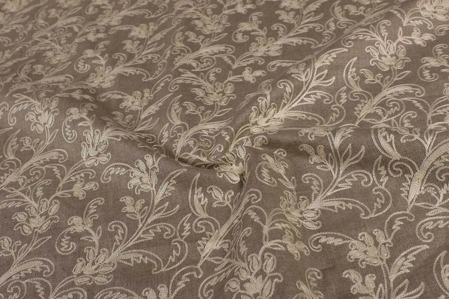 Brown Linen Fabric