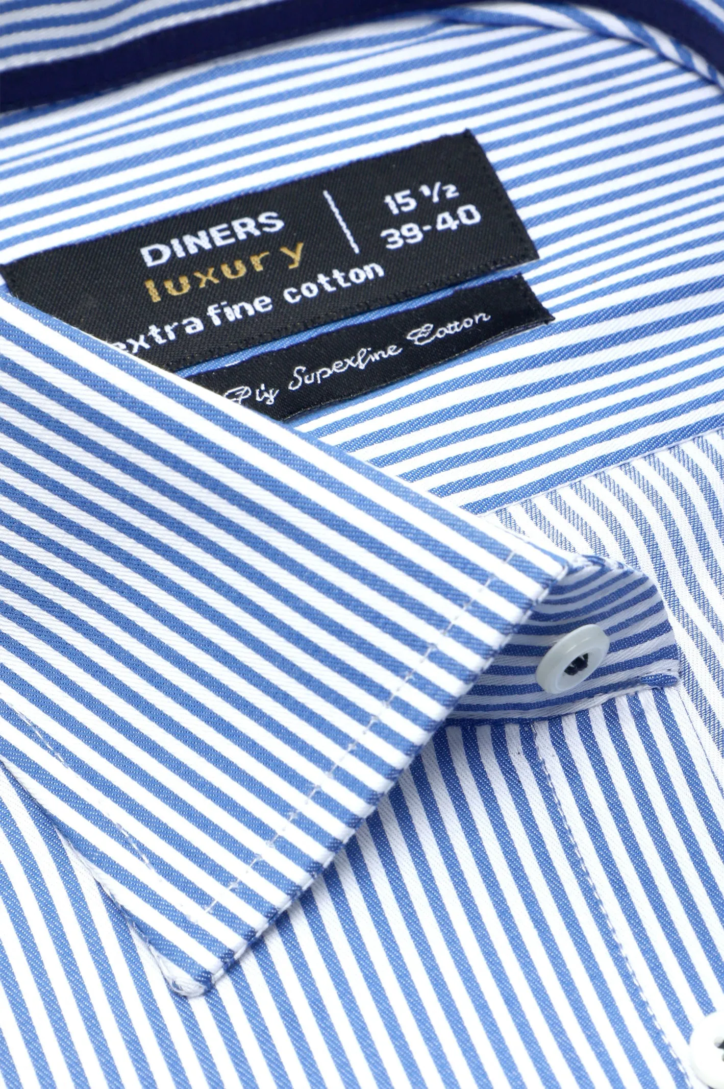 Dark Blue Bengal Stripe Formal Men Shirt