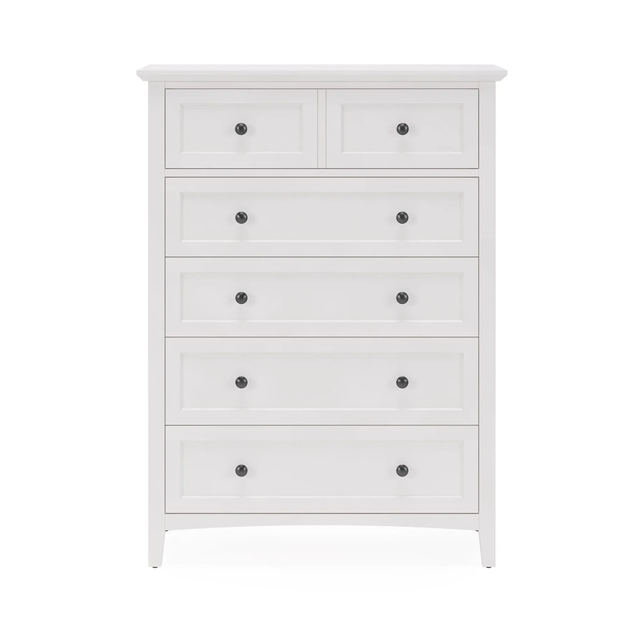 Grace Five Drawer Chest in Snowfall White (2024)