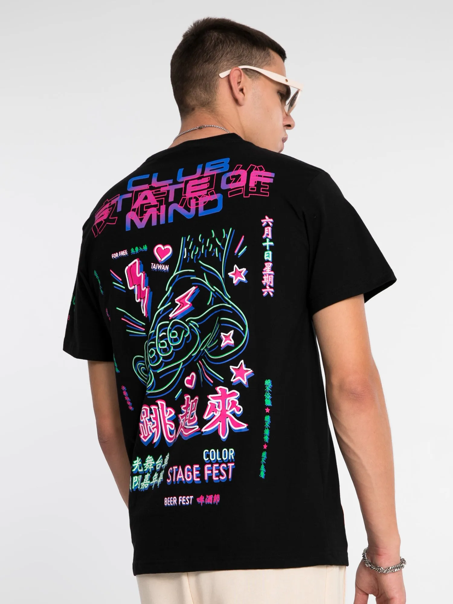 JUSTNOTAG National tide printed cotton Tees