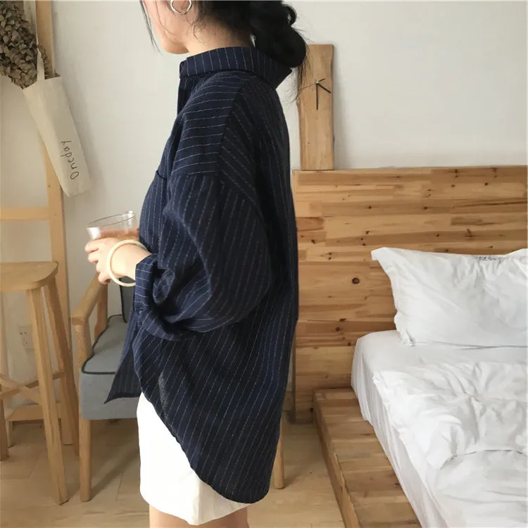 [Korean Style] Bellarita Stripe Shirts