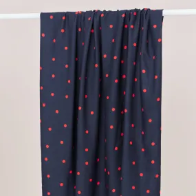 Mind the Maker - Leia Crepe - Jolly Dots - Indigo Night