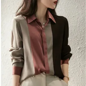 Striped Chiffon Shirt