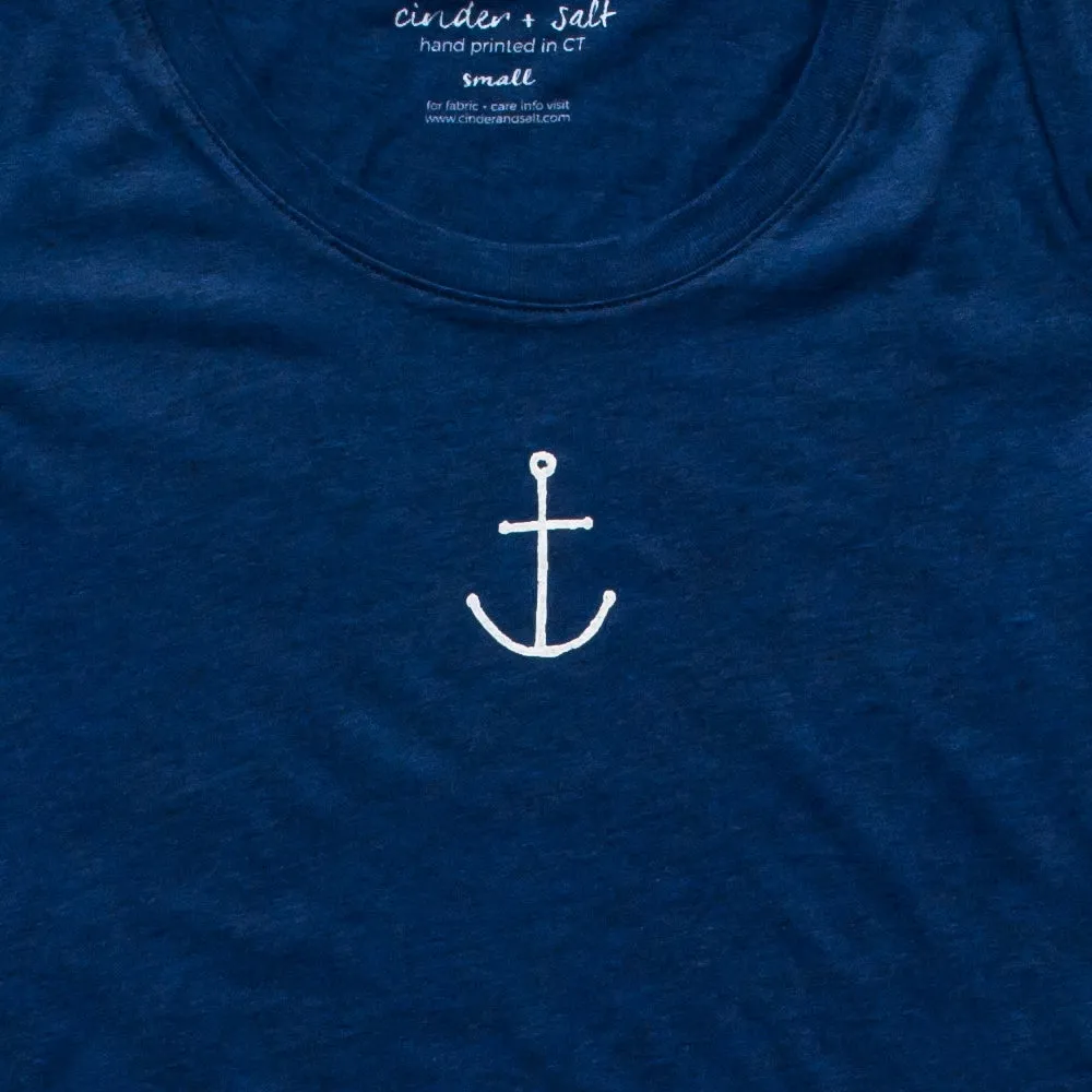 Tiny Anchor Ladies Scoop Tee