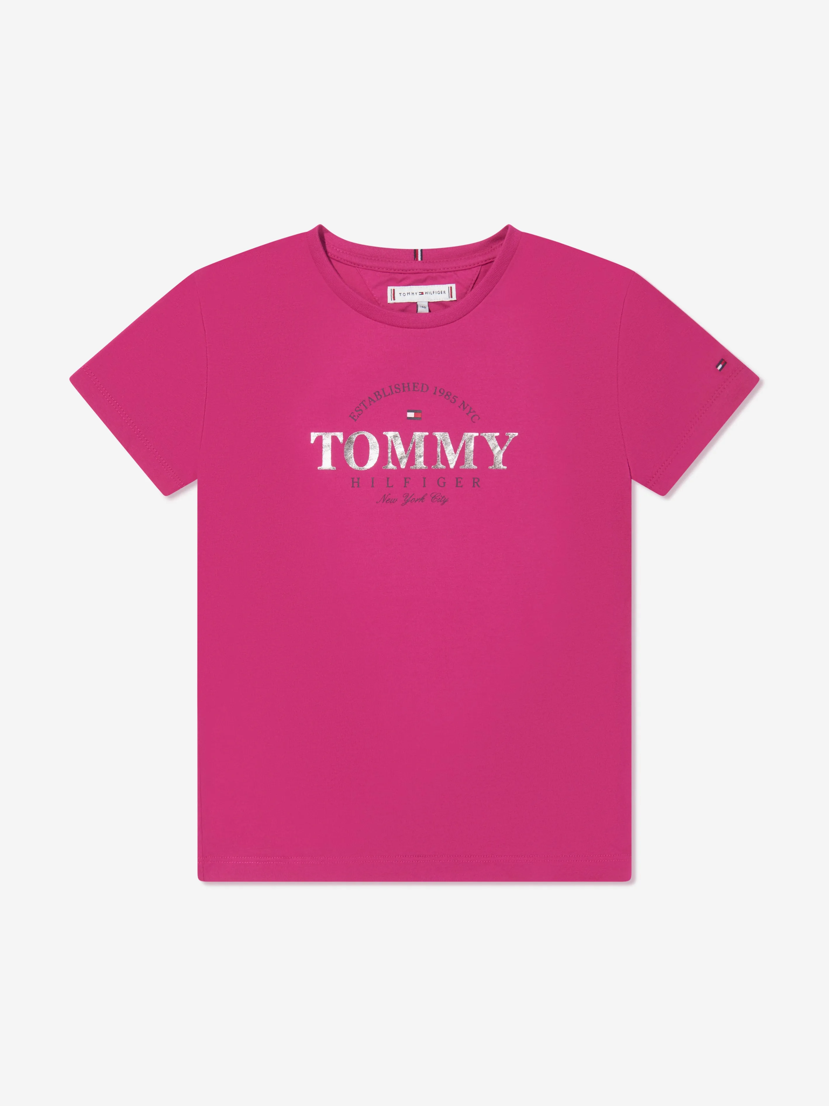Tommy Hilfiger Girls Graphic Logo T-Shirt