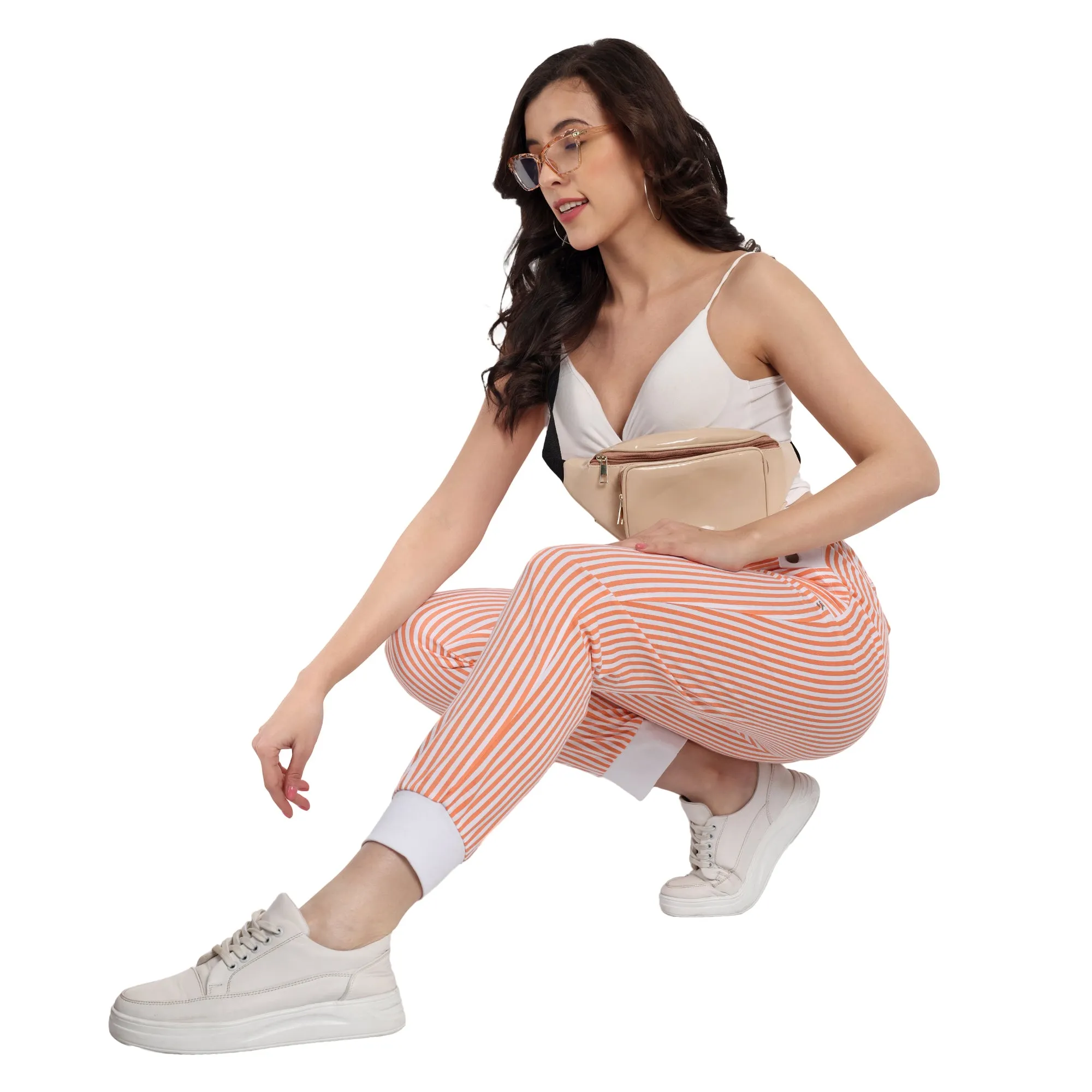 Vogue Voyage Striped Jogger